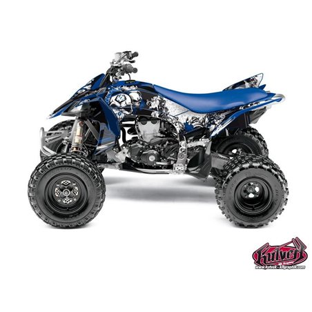 Kit Déco Quad Trash Yamaha 450 YFZ R Noir Bleu (2009-2013)