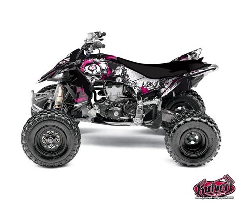 Kit Déco Quad Trash Yamaha 450 YFZ R Noir Rose (2009-2013)