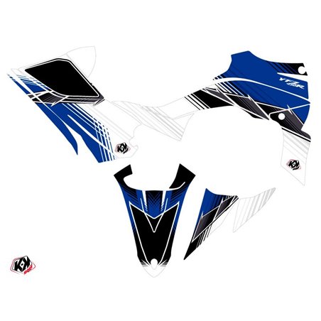 Kit Déco Quad Stripe Yamaha 450 YFZ R Bleu (2009-2013)