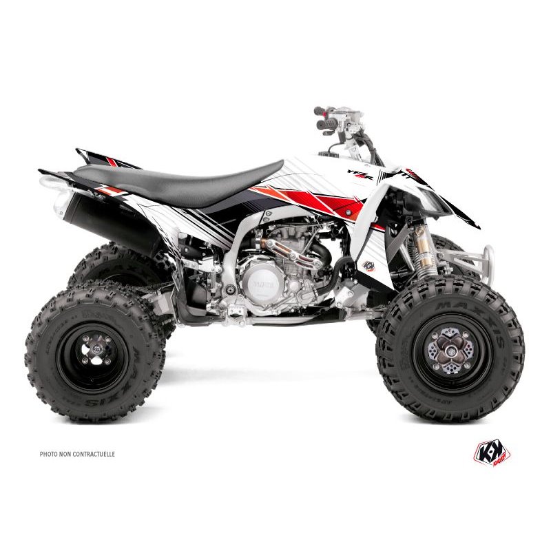 Kit Déco Quad Stripe Yamaha 450 YFZ R Rouge (2009-2013)