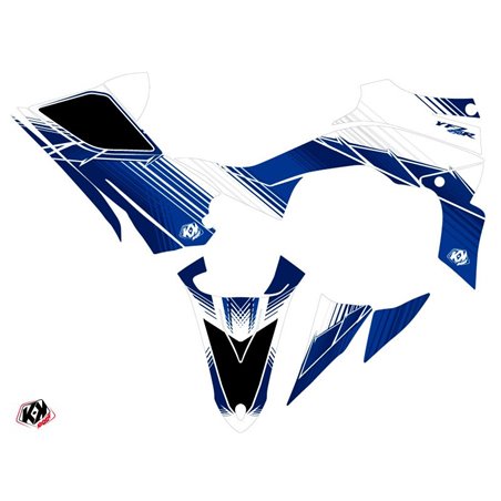 Kit Déco Quad Stripe Yamaha 450 YFZ R Bleu Nuit (2009-2013)