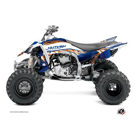 Kit Déco Quad Eraser Yamaha 450 YFZ R Bleu Orange (2009-2013)