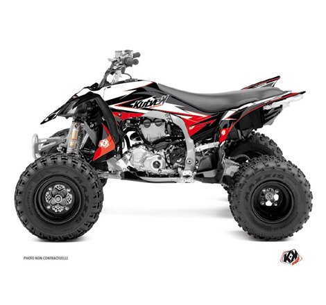 Kit Déco Quad Stage Yamaha 450 YFZ R Noir Rouge (2009-2013)