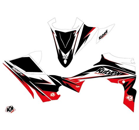 Kit Déco Quad Stage Yamaha 450 YFZ R Noir Rouge (2009-2013)