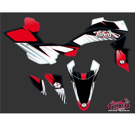 Kit Déco Quad Factory Yamaha 450 YFZ R Rouge (2014-2023)