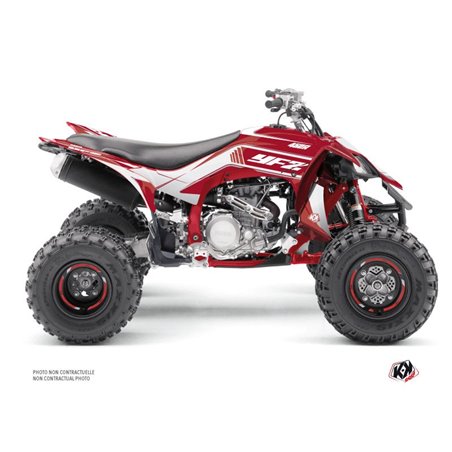 Kit Déco Quad Corporate Yamaha 450 YFZ R Rouge Noir (2014-2023)
