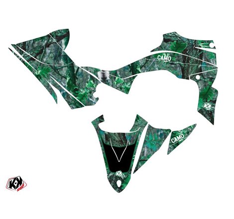Kit Déco Quad Camo Yamaha 450 YFZ R Vert (2014-2023)