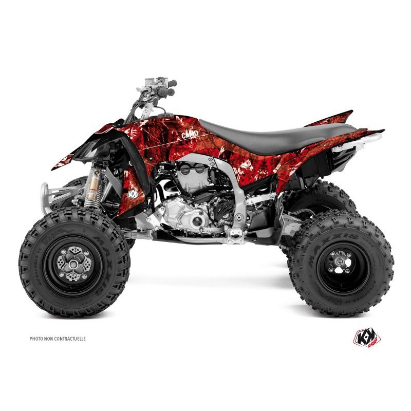 Kit Déco Quad Camo Yamaha 450 YFZ R Rouge (2014-2023)