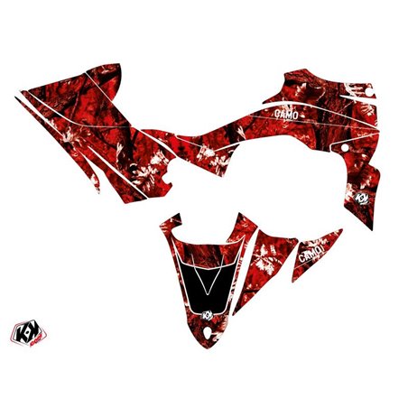 Kit Déco Quad Camo Yamaha 450 YFZ R Rouge (2014-2023)