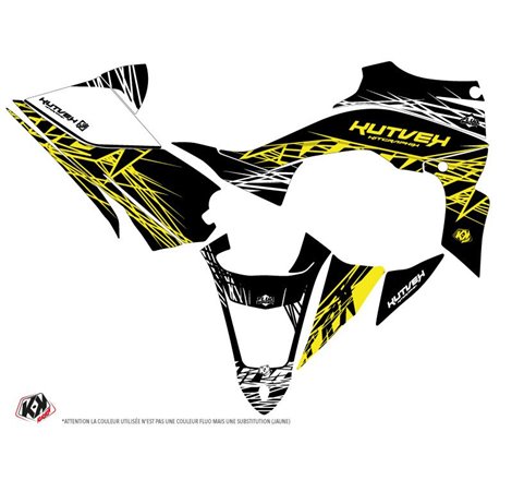 Kit Déco Quad Eraser Fluo Yamaha 450 YFZ R Jaune (2014-2023)