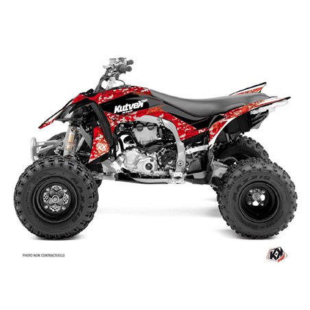 Kit Déco Quad Predator Yamaha 450 YFZ R Rouge (2014-2023)