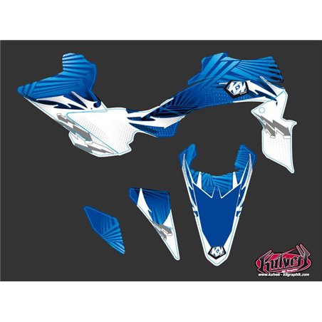 Kit Déco Quad Graff Yamaha 450 YFZ R Bleu (2014-2023)