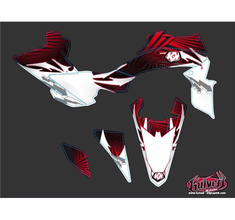 Kit Déco Quad Graff Yamaha 450 YFZ R Rouge (2014-2023)