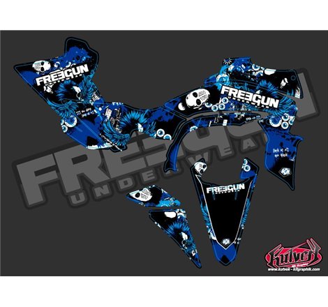 Kit Déco Quad Freegun Yamaha 450 YFZ R Bleu (2014-2023)