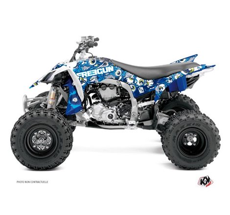 Kit Déco Quad Freegun Eyed Yamaha 450 YFZ R Bleu (2014-2023)