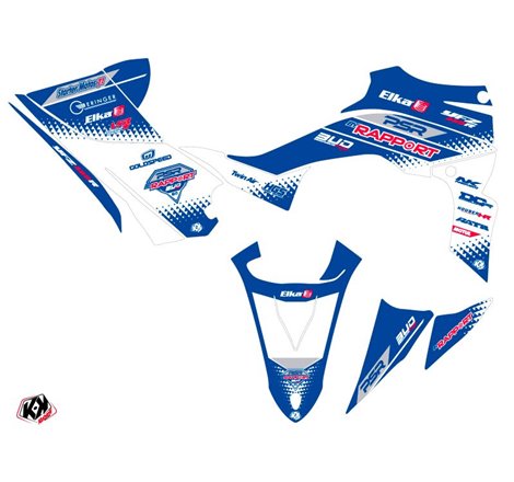 Kit Déco Quad Replica By Rapport K20 Yamaha 450 YFZ R Bleu (2014-2023)