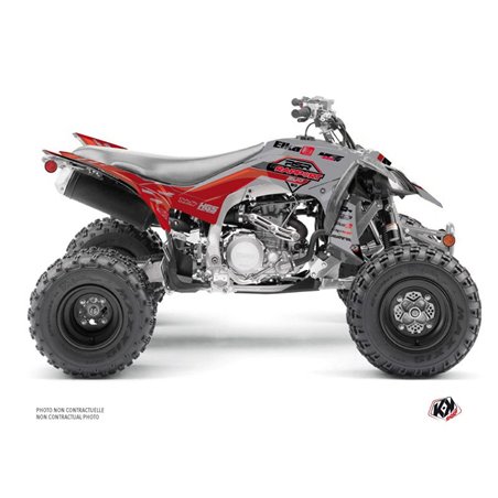 Kit Déco Quad Replica By Rapport K20 Yamaha 450 YFZ R Gris Rouge (2014-2023)