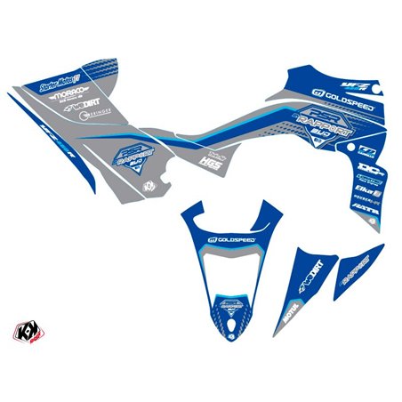Kit Déco Quad Replica By Rapport K20 Yamaha 450 YFZ R Bleu Gris (2014-2023)
