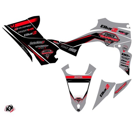 Kit Déco Quad Replica By Rapport K20 Yamaha 450 YFZ R Gris Noir  (2014-2023)