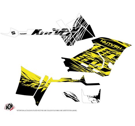 Kit Déco Quad Eraser Fluo Polaris 570 Sportsman Forest Jaune (2018-2020)
