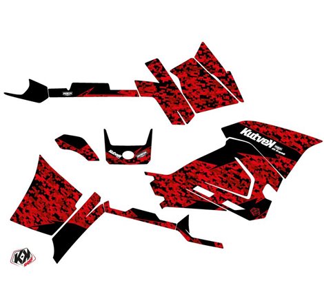 Kit Déco Quad Predator Polaris 570 Sportsman Forest Rouge Noir (2018-2020)