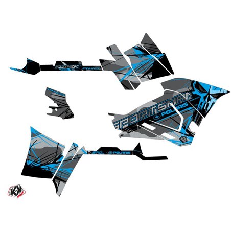 Kit Déco Quad Evil Polaris 570 Sportsman Forest Gris Bleu (2021-2023)