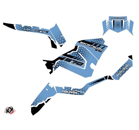 Kit Déco Quad Splinter Polaris 570 Sportsman Bleu (2021-2023)