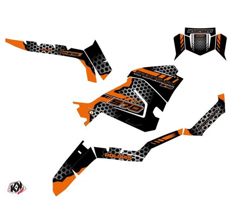 Kit Déco Quad Splinter Polaris 570 Sportsman Noir Orange (2021-2023)