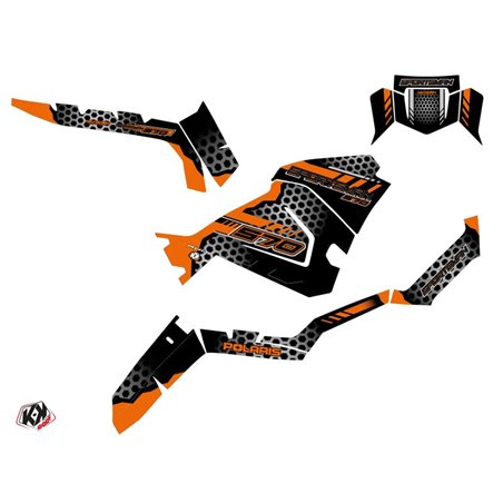 Kit Déco Quad Splinter Polaris 570 Sportsman Noir Orange (2021-2023)