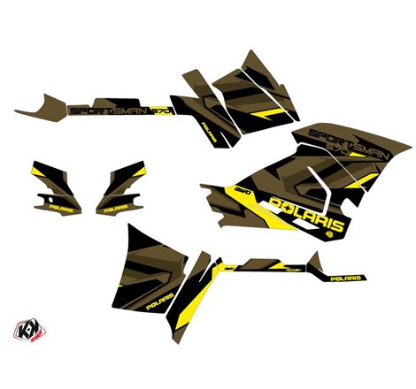 Kit Déco Quad Hidden Polaris 570 Sportsman Forest Vert Jaune (2021-2023)