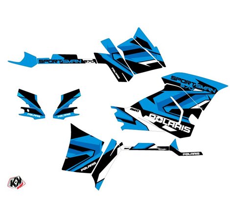 Kit Déco Quad Hidden Polaris 570 Sportsman Forest Bleu Blanc (2021-2023)