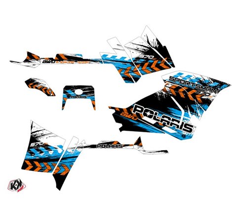 Kit Déco Quad Lifter Polaris 570 Sportsman Forest Orange Bleu (2021-2023)