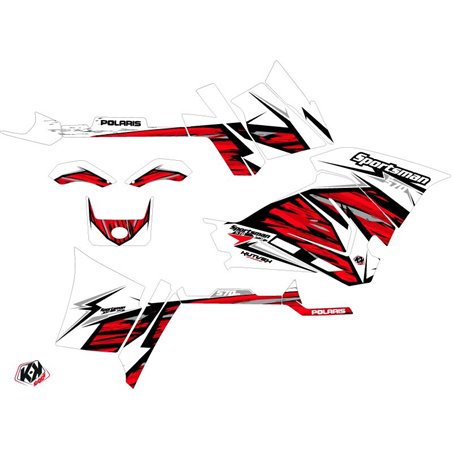 Kit Déco Quad Jungle Polaris 570 Sportsman Forest Rouge (2021-2023)