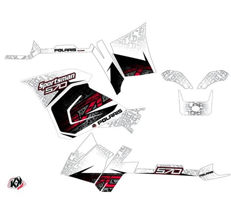 Kit Déco Quad Rock Polaris 570 Sportsman Forest Blanc (2021-2023)