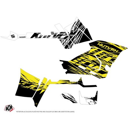 Kit Déco Quad Eraser Fluo Polaris 570 Sportsman Forest Jaune (2021-2023)