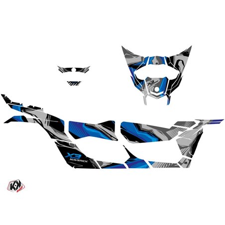 Kit Déco SSV Kliff Can Am Maverick X3 MAX Bleu (2017-2023)