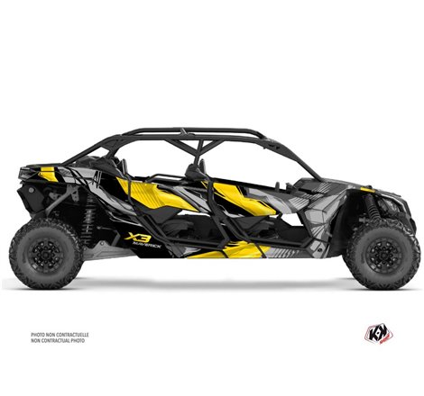 Kit Déco SSV Kliff Can Am Maverick X3 MAX Jaune (2017-2023)