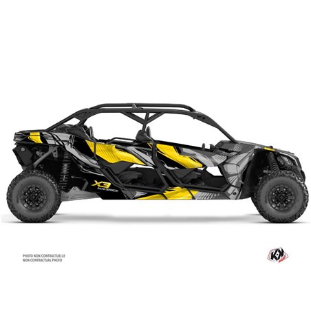 Kit Déco SSV Kliff Can Am Maverick X3 MAX Jaune (2017-2023)