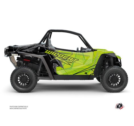 Kit Déco SSV Requiem Arctic Cat Textron Wildcat XX Noir Vert (2017-2023)