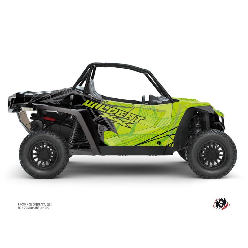 Kit Déco SSV Requiem Arctic Cat Textron Wildcat XX Noir Vert (2017-2023)