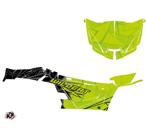 Kit Déco SSV Requiem Arctic Cat Textron Wildcat XX Noir Vert (2017-2023)