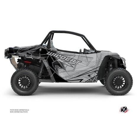 Kit Déco SSV Requiem Arctic Cat Textron Wildcat XX Noir Gris FULL (2017-2023)