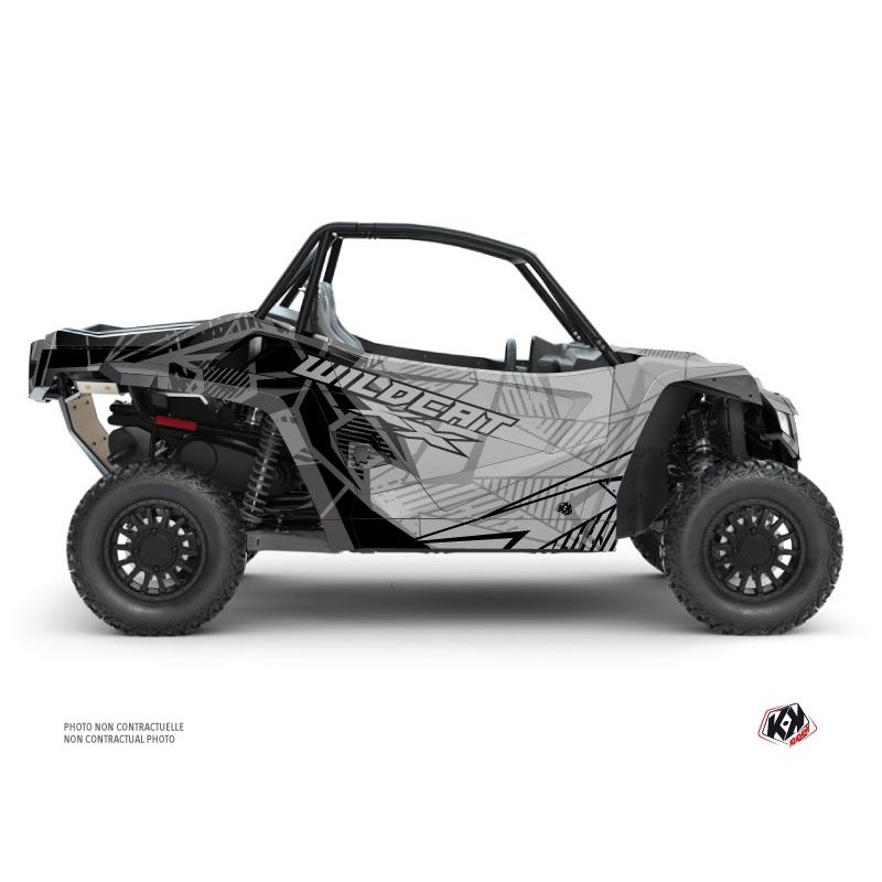 Kit Déco SSV Requiem Arctic Cat Textron Wildcat XX Noir Gris FULL (2017-2023)