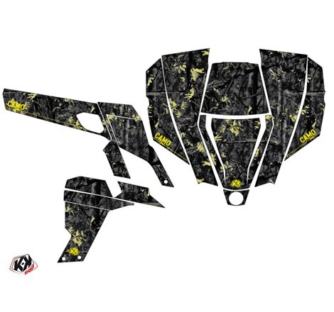 Kit Déco SSV Camo Can Am Commander Noir Jaune (2012-2018)