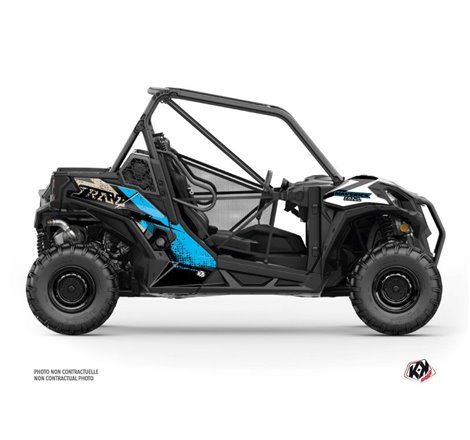 Kit Déco SSV Kraft Can Am Maverick Trail Blanc Bleu (2018-2023)