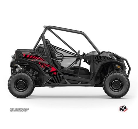 Kit Déco SSV Kollector Can Am Maverick Trail Noir Rouge (2018-2023)