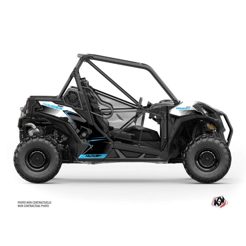 Kit Déco SSV Kallin Can Am Maverick Trail Blanc Bleu (2018-2023)