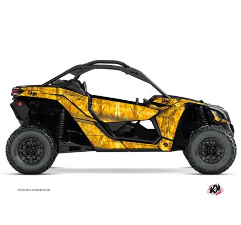 Kit Déco SSV Camo Can Am Maverick X3 Jaune (2017-2023)