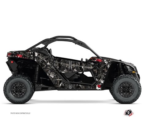 Kit Déco SSV Camo Can Am Maverick X3 Noir Blanc (2017-2023)