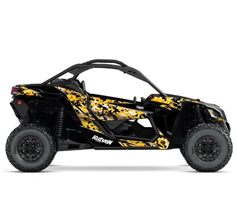 Kit Déco SSV Predator Can Am Maverick X3 Noir Jaune (2017-2023)